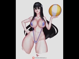 satsuki kiryuuin | kiryuuin satsuki - gif; animation; thicc; big boobs; 3d sex porno hentai; (by @rushzilla) [kill la kill]