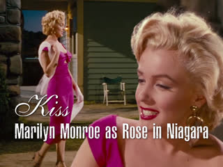 marilyn monroe as rose — kiss (niagara, 1953) big tits big ass natural tits granny
